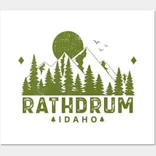 Rathdrum Idaho Mountain Souvenir Posters and Art